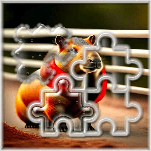 Guinea Pig Jigsaw Block Puzzle